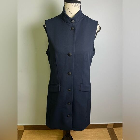 Rag & Bone Sadie  VEST DRESS IN NAVY NWT Size 8 - Picture 1 of 11